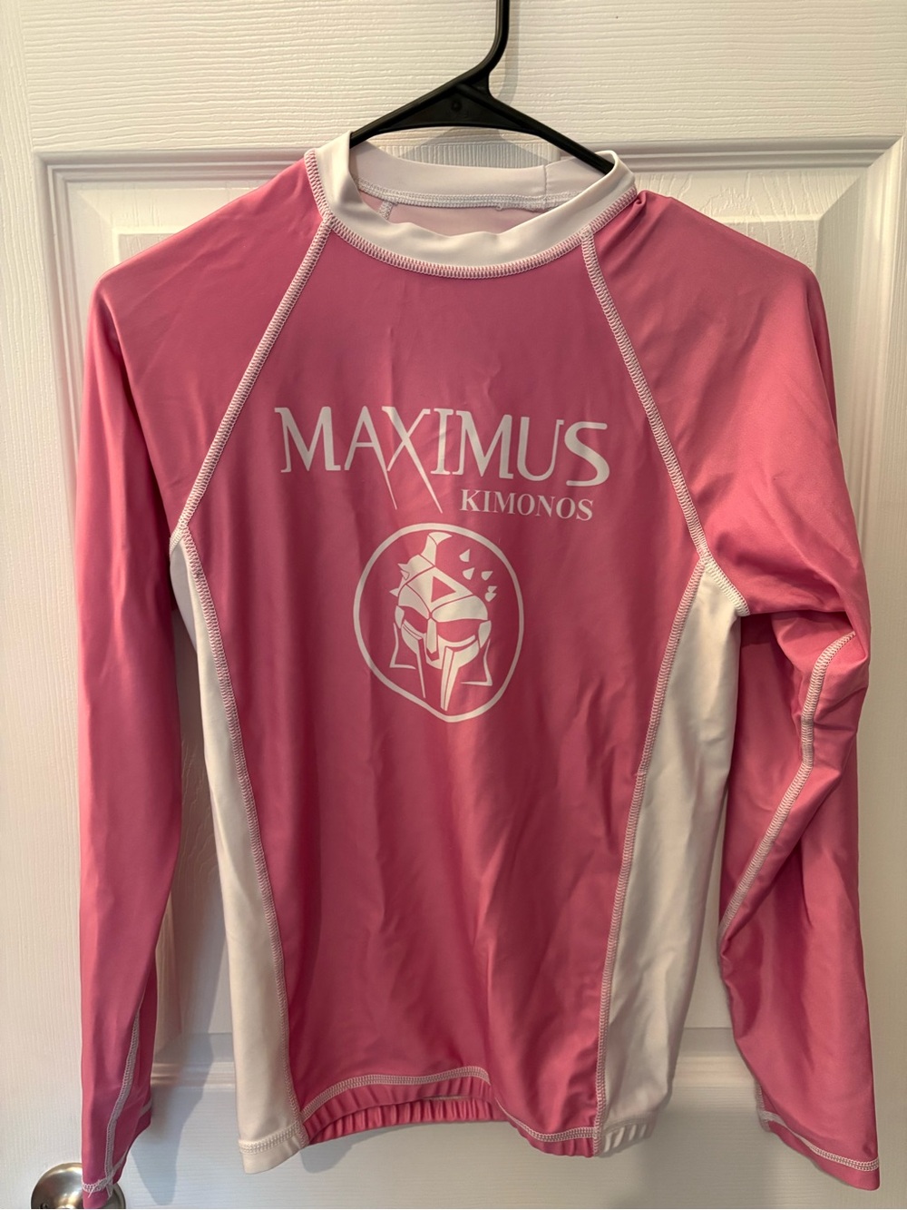 Women's Pink Rash Guard Long Sleeve Top